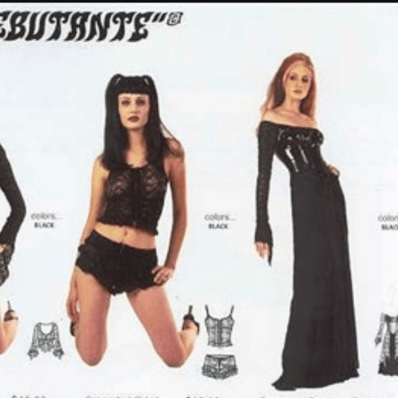 VINTAGE LIP SERVICE Webutante Dress Gown MEDIUM HTF RARE - Picture 16 of 16